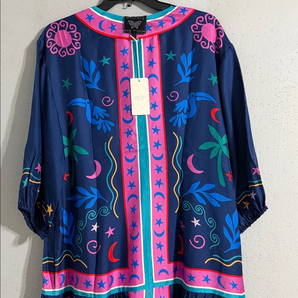 NWT Johnny Was Jade Selena Mini Dress Multicolor Embroidered dress - Picture 6 of 13